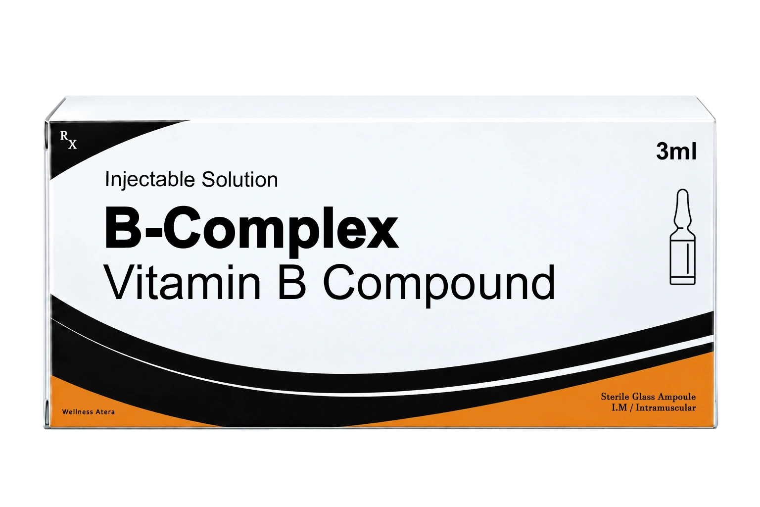 Vitamin B-Complex injection product image (illustrative)